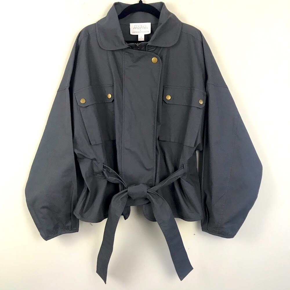 Anthropologie Mare || Dolman Sleeve Belted Utility Jacket Size Medium